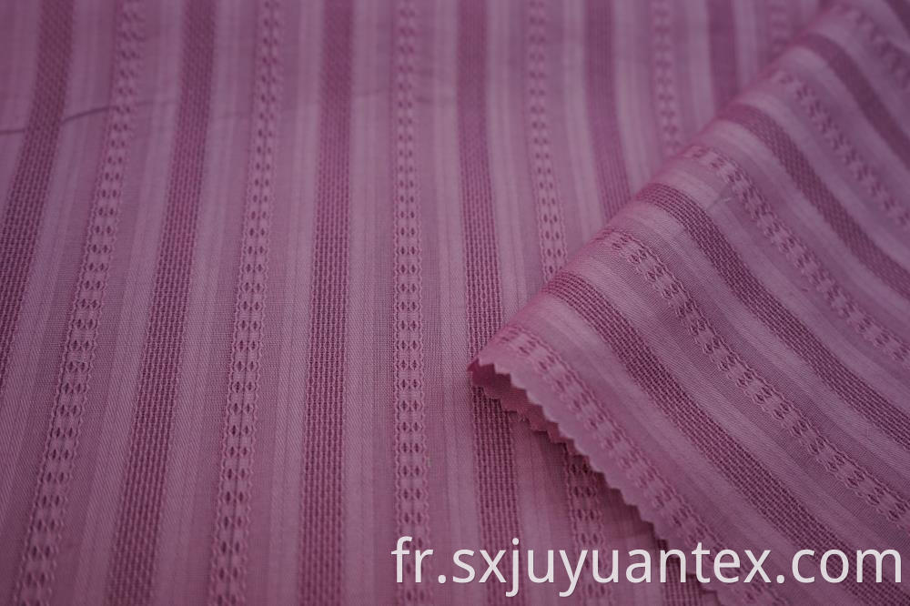 Cotton Stripe Dobby Fabric